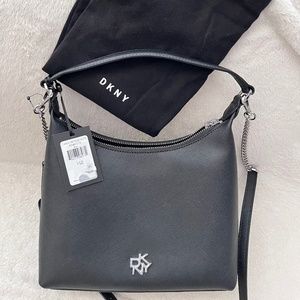 DKNY Black Satchel w/Convertible Strap